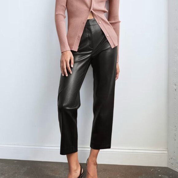 Babaton Command Cropped Pant in Black Size 10 - Picture 1 of 6
